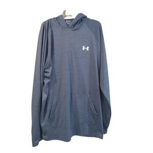 Under Armour Men's HeatGear Loose Fit Hoodie Gray XL/TG/EG Long Sleeve Pocket